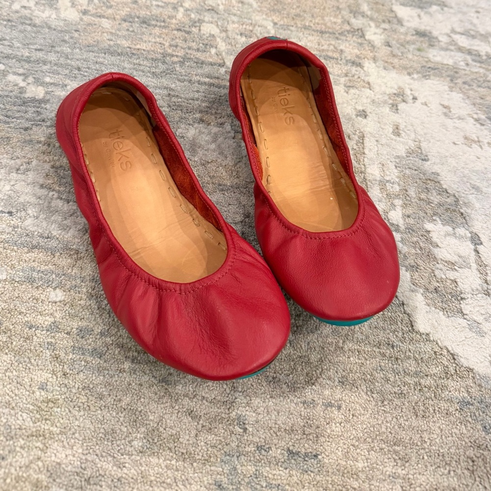 Tieks Cardinal Red Ballet Flats
